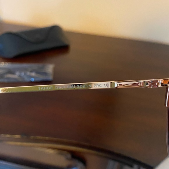 Diff Sunglasses - Tahoe Aviator Sunglasses De01-0181 GDBGN PRC - Picture 5 of 6